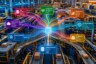 : Moderne Datenplattformen dienen als zentrale Drehscheibe zwischen Datenquellen, Reporting und KI
